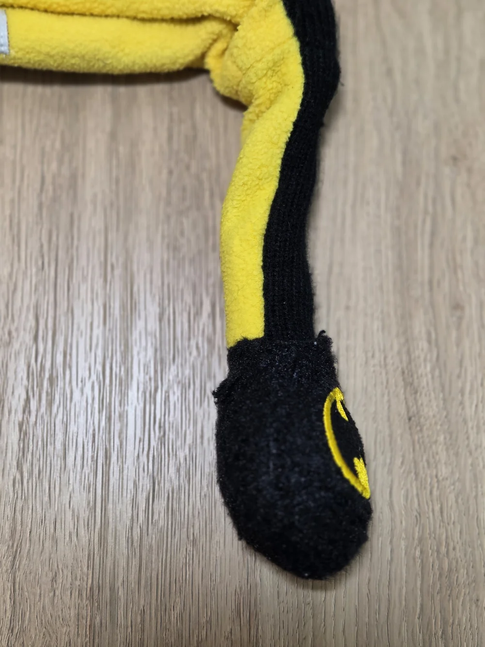 Batman Yellow & Black Knit Kids Hat
